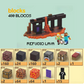 Blocos Magnéticos Minecraft - Vários Cenários