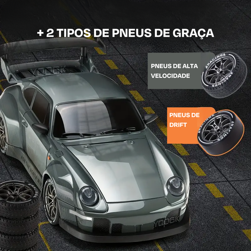 Porsche Drift de Alta Velocidade (Brinde 2 Pneus 100% GRÁTIS)