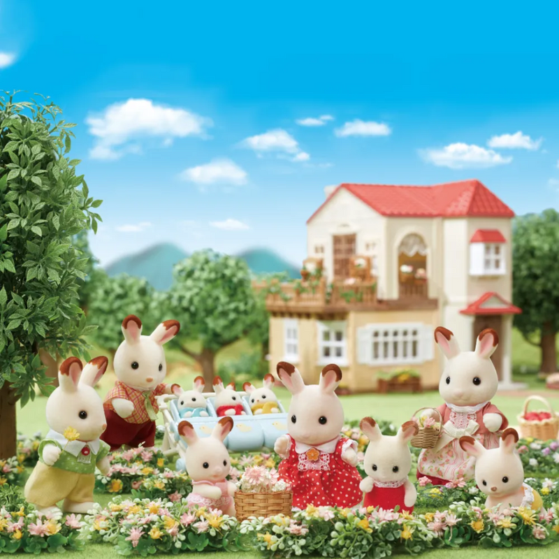 Conjunto Sylvanian Families - 4 Coelhos