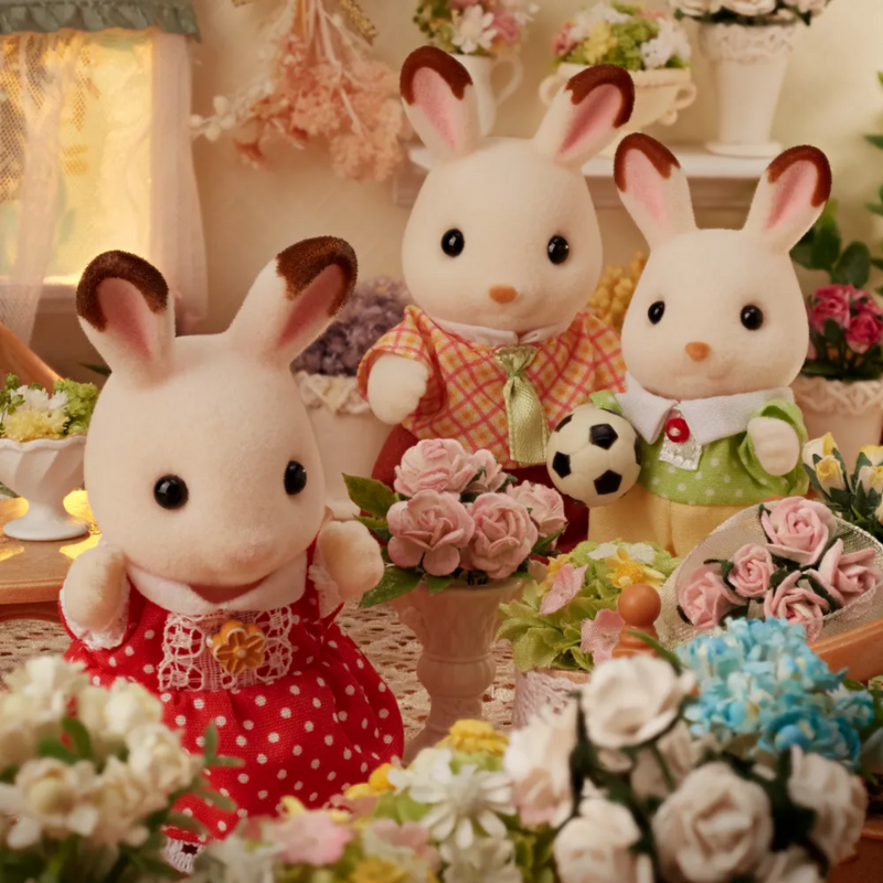 Conjunto Sylvanian Families - 4 Coelhos