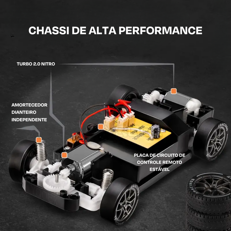 Porsche Drift de Alta Velocidade (Brinde 2 Pneus 100% GRÁTIS)