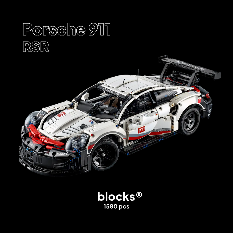 Porsche 911 RSR Branco (1580 pcs)